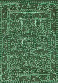 Oriental Turquoise Modern Rug, abs1014turq