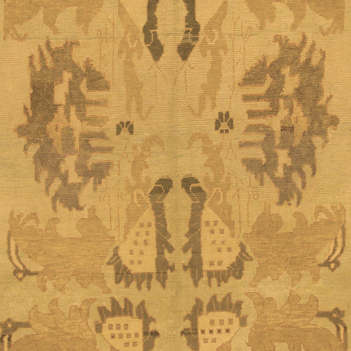 Machine Washable Oriental Brown Modern Rug, wshabs1015brn