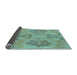 Sideview of Oriental Light Blue Modern Rug, abs1015lblu