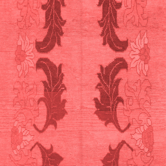 Machine Washable Oriental Red Modern Rug, wshabs1016red