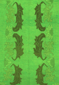 Oriental Green Modern Rug, abs1016grn