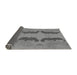 Sideview of Oriental Gray Modern Rug, abs1016gry