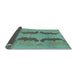 Sideview of Oriental Light Blue Modern Rug, abs1016lblu