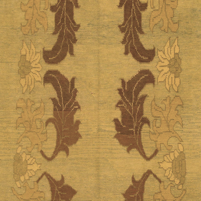 Machine Washable Oriental Brown Modern Rug, wshabs1016brn