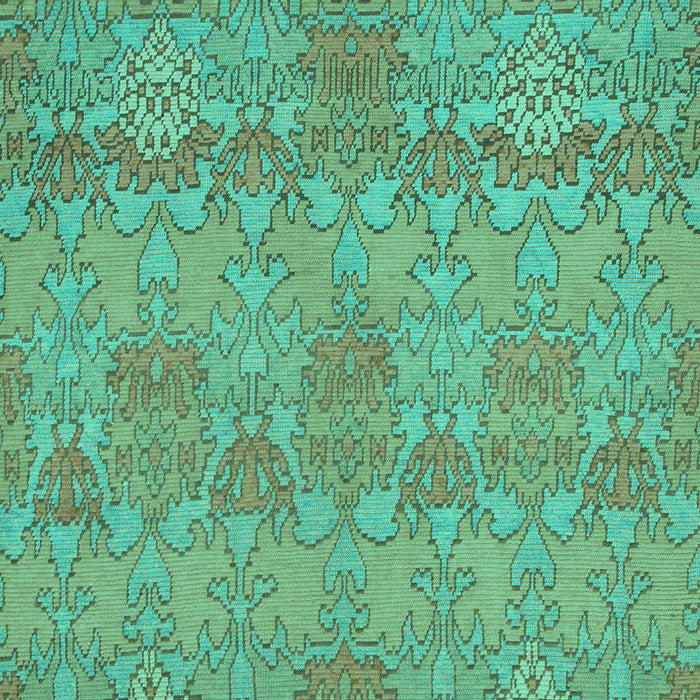 Machine Washable Abstract Turquoise Modern Area Rugs, wshabs1017turq