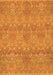 Abstract Orange Modern Rug, abs1017org