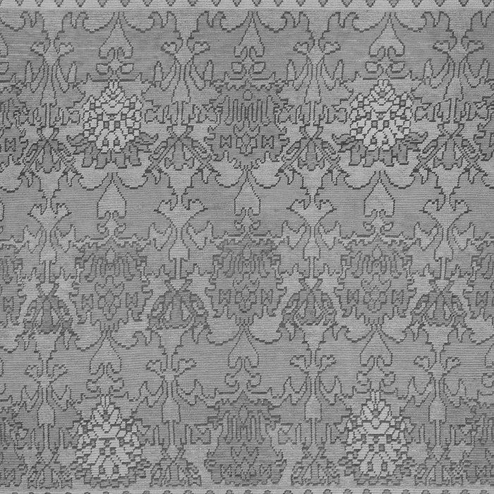 Square Machine Washable Abstract Gray Modern Rug, wshabs1017gry