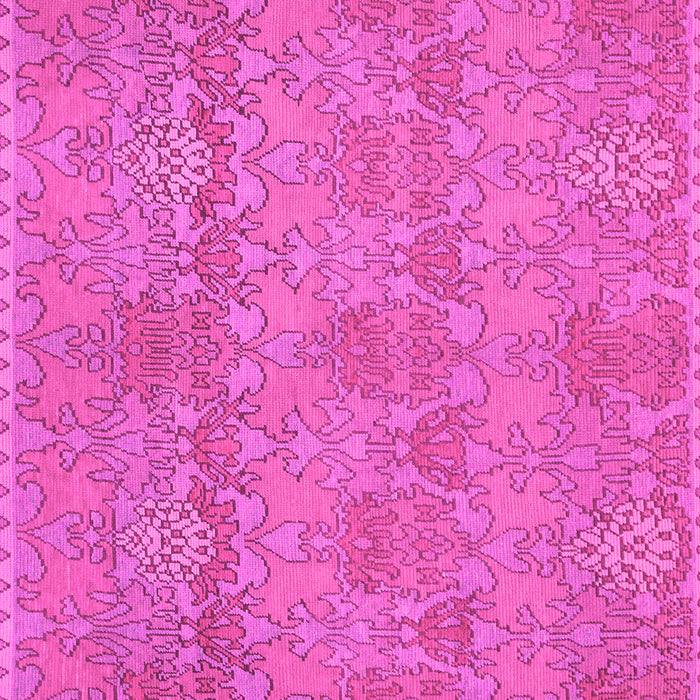 Square Machine Washable Abstract Pink Modern Rug, wshabs1017pnk