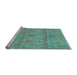 Sideview of Machine Washable Abstract Light Blue Modern Rug, wshabs1017lblu