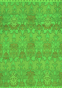 Abstract Green Modern Rug, abs1017grn