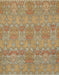 Machine Washable Abstract Light Brown Rug, wshabs1017