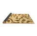 Sideview of Abstract Brown Modern Rug, abs1018brn