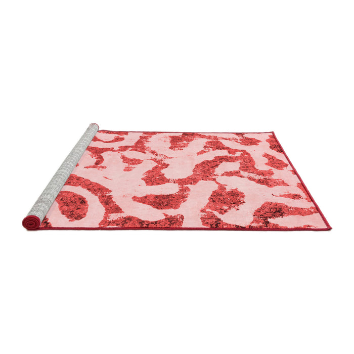 Modern Red Washable Rugs