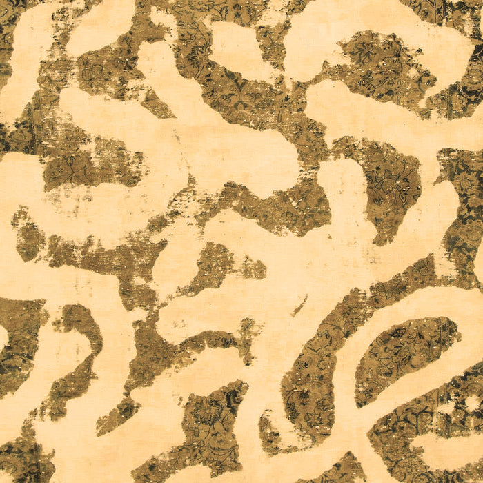 Abstract Brown Modern Rug, abs1018brn