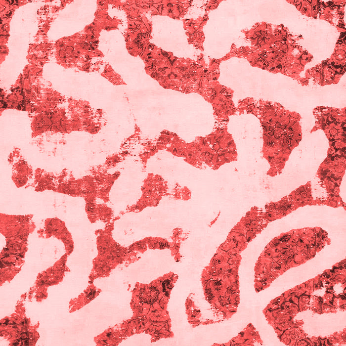 Abstract Red Modern Area Rugs