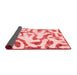 Abstract Red Modern Area Rugs