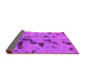 Sideview of Abstract Pink Modern Rug, abs1019pnk