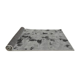 Sideview of Abstract Gray Modern Rug, abs1019gry