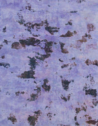 Machine Washable Abstract Purple Mimosa Purple Rug, wshabs1019