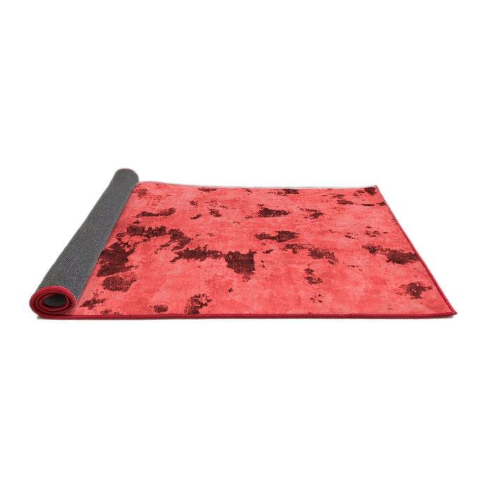 Abstract Red Modern Area Rugs