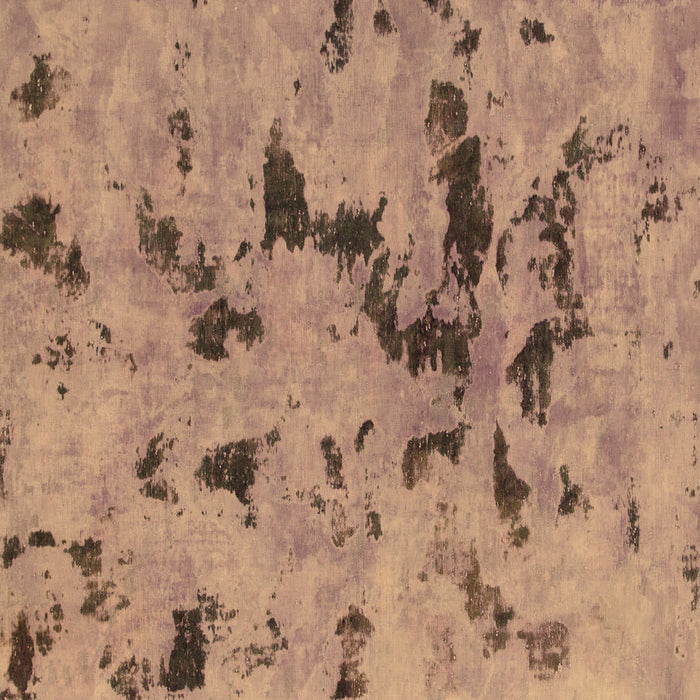 Square Machine Washable Abstract Brown Modern Rug, wshabs1019brn