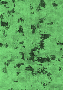 Abstract Emerald Green Modern Rug, abs1019emgrn