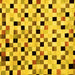 Square Checkered Yellow Modern Rug, abs101yw