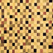 Square Checkered Brown Modern Rug, abs101brn