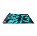 Sideview of Abstract Light Blue Modern Rug, abs1020lblu