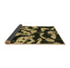 Sideview of Abstract Brown Modern Rug, abs1020brn