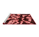 Modern Red Washable Rugs