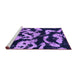 Sideview of Machine Washable Abstract Purple Modern Area Rugs, wshabs1020pur