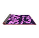 Sideview of Abstract Pink Modern Rug, abs1020pnk