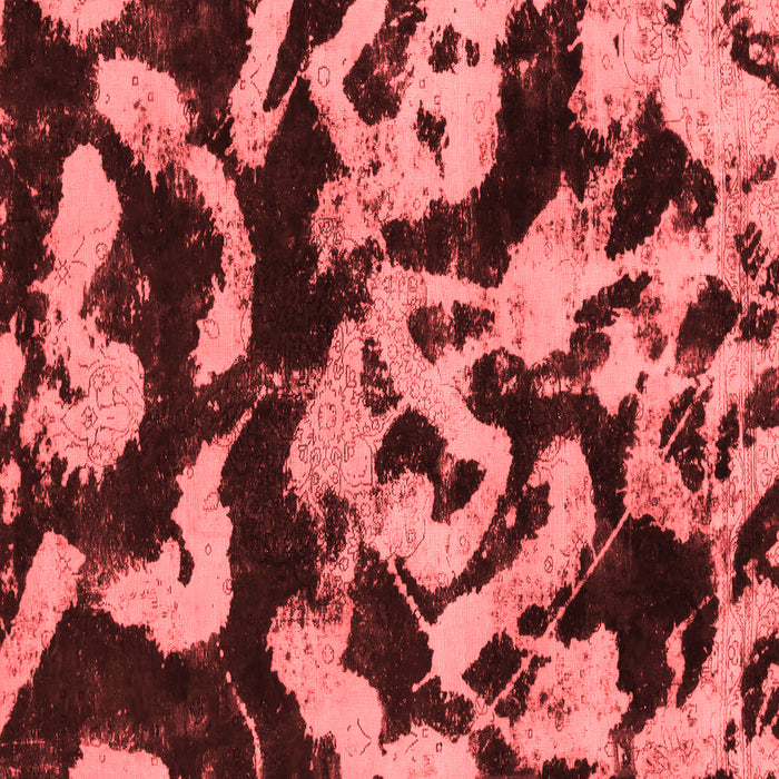 Machine Washable Abstract Red Modern Rug, wshabs1020red