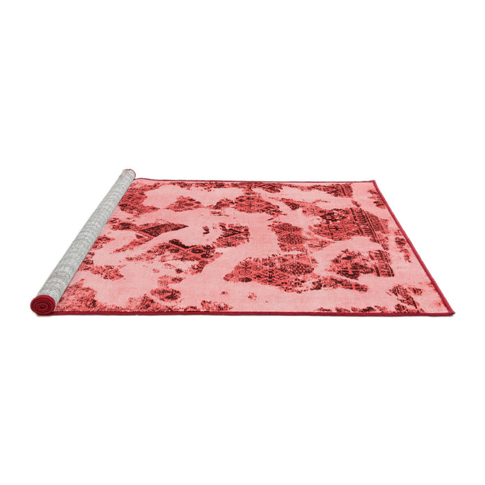 Modern Red Washable Rugs