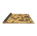 Sideview of Abstract Brown Modern Rug, abs1021brn