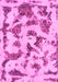 Machine Washable Abstract Pink Modern Rug, wshabs1021pnk