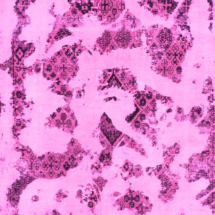 Machine Washable Abstract Pink Modern Rug, wshabs1021pnk