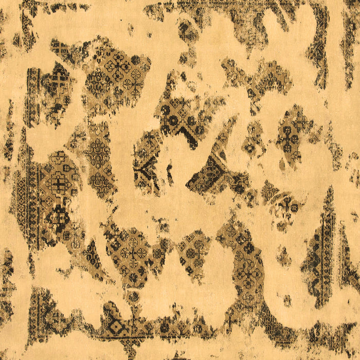 Square Machine Washable Abstract Brown Modern Rug, wshabs1021brn