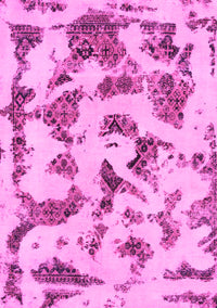 Abstract Pink Modern Rug, abs1021pnk