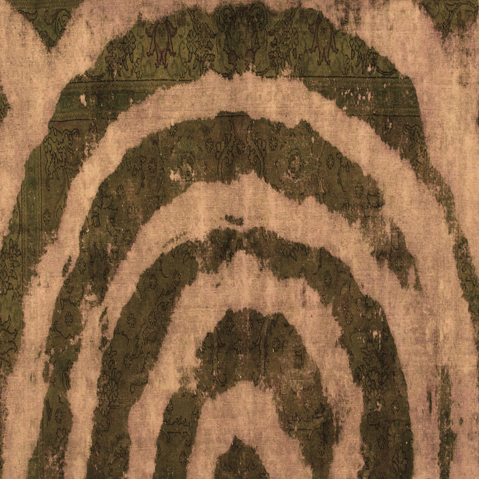 Square Machine Washable Abstract Brown Modern Rug, wshabs1022brn