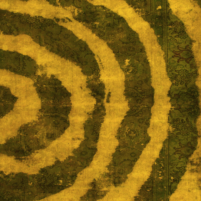 Abstract Yellow Modern Rug, abs1022yw