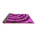 Sideview of Abstract Pink Modern Rug, abs1022pnk