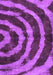 Machine Washable Abstract Purple Modern Area Rugs, wshabs1022pur