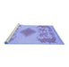 Sideview of Machine Washable Abstract Blue Modern Rug, wshabs1023blu