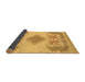 Sideview of Abstract Brown Modern Rug, abs1023brn