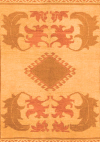 Abstract Orange Modern Rug, abs1023org