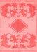 Abstract Red Modern Area Rugs