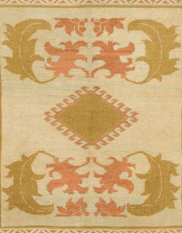 Abstract Chrome Gold Yellow Modern Rug, abs1023