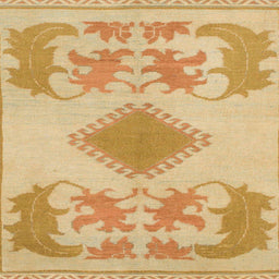 Round Abstract Chrome Gold Yellow Modern Rug, abs1023